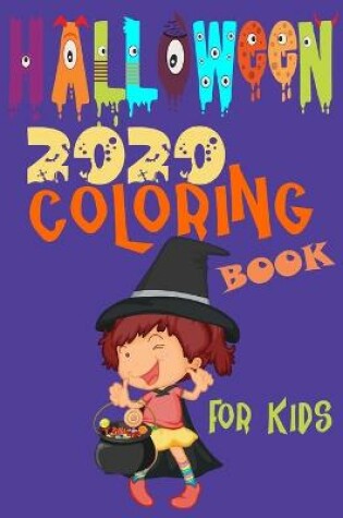 Cover of 2020 halloween coloring book for kids