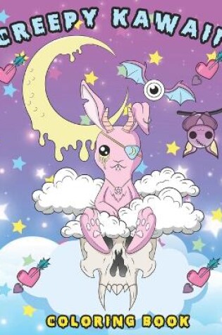 Cover of Creepy Kawaii Coloring book