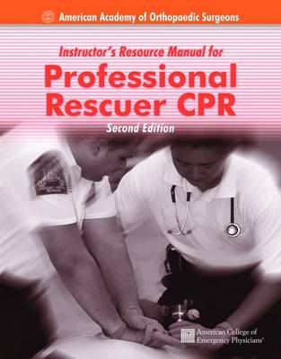 Book cover for Instructor's Resource Manual for Professional Rescuer - CPR