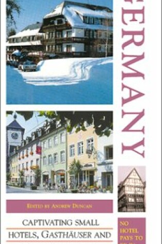 Cover of Charming Small Hotel Guides Germany