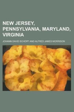 Cover of New Jersey, Pennsylvania, Maryland, Virginia