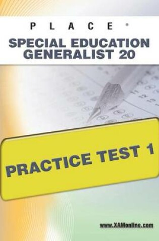 Cover of Place Special Education Generalist 20 Practice Test 1