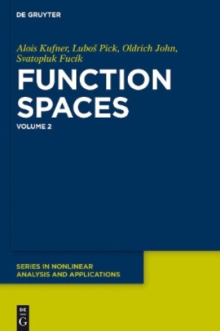 Cover of Function Spaces, 2