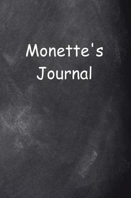 Cover of Monette Personalized Name Journal Custom Name Gift Idea Monette