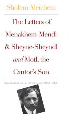 Cover of The Letters of Menakhem-Mendl and Sheyne-Sheyndl