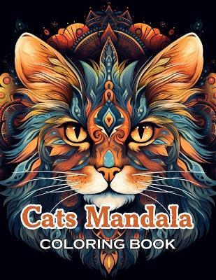 Book cover for Cats Mandala Coloring Book