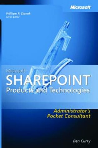 Cover of Microsoft SharePoint Products and Technologies Administrator's Pocket Consultant