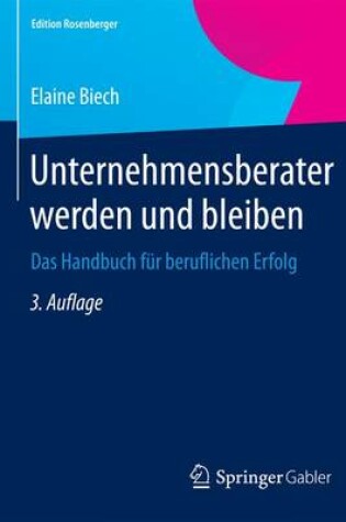 Cover of Unternehmensberater Werden Und Bleiben
