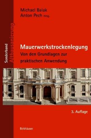 Cover of Mauerwerkstrockenlegung