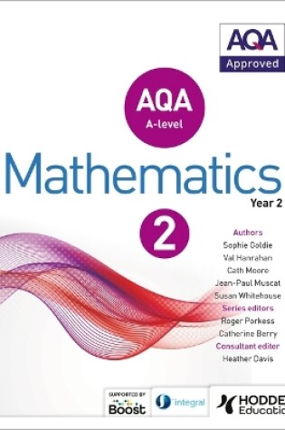 Cover of AQA A Level Mathematics Year 2