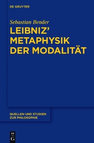 Cover of Leibniz' Metaphysik der Modalitat