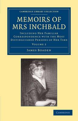 Book cover for Memoirs of Mrs Inchbald: Volume 2