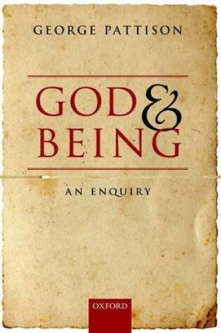 Cover of God and Being