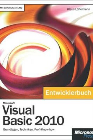 Cover of Microsoft Visual Basic 2010 - Das Entwicklerbuch