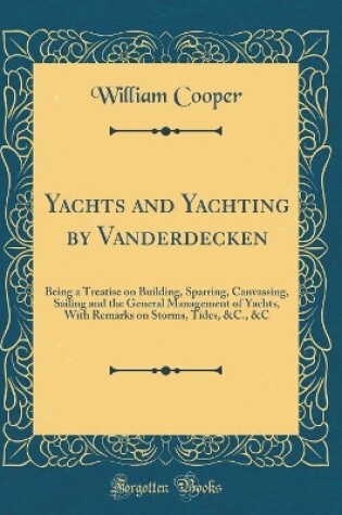Cover of Yachts and Yachting by Vanderdecken