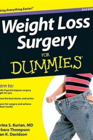 Cover of Weight Loss Surgery For Dummies