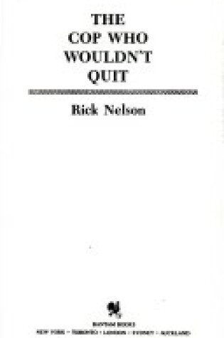 Cover of The Cop Who Wouldn't Quit