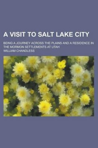 Cover of A Visit to Salt Lake City; Being a Journey Across the Plains and a Residence in the Mormon Settlements at Utah