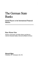 Book cover for The German State Banks