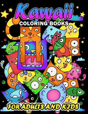 Book cover for Kawaii Coloring Books for Adults and Kids