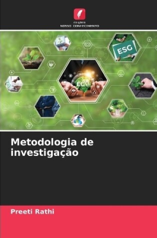 Cover of Metodologia de investiga��o