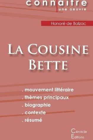 Cover of Fiche de lecture La Cousine Bette de Balzac (Analyse litteraire de reference et resume complet)