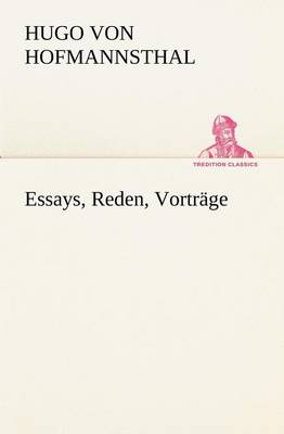 Book cover for Essays, Reden, Vortrage