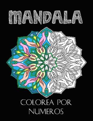 Book cover for Mandala colorea por numeros