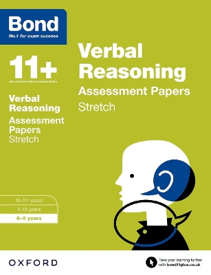 Book cover for Bond 11+: Verbal Reasoning: Stretch Papers