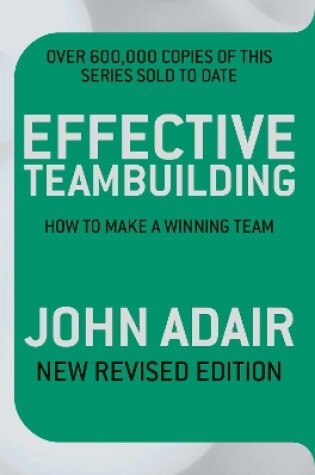 Cover of Effective Teambuilding REVISED ED