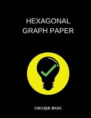 Book cover for hexagonal graph paper checked ideas