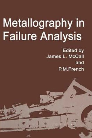 Cover of Metallography in Failure Analysis