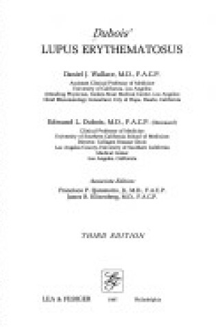 Cover of Lupus Erythematosus