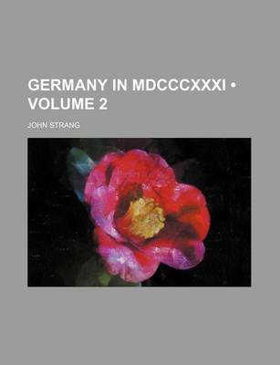 Book cover for Germany in MDCCCXXXI (Volume 2)