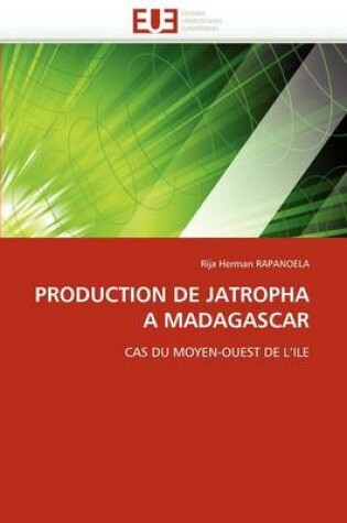 Cover of Production de Jatropha   Madagascar