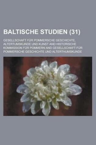 Cover of Baltische Studien (31 )