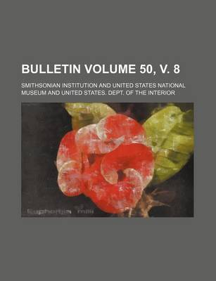 Book cover for Bulletin Volume 50, V. 8