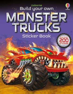 Cover of Build Your Own Monster Trucks Sticker Book