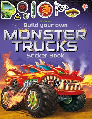 Cover of Build Your Own Monster Trucks Sticker Book