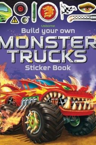 Cover of Build Your Own Monster Trucks Sticker Book