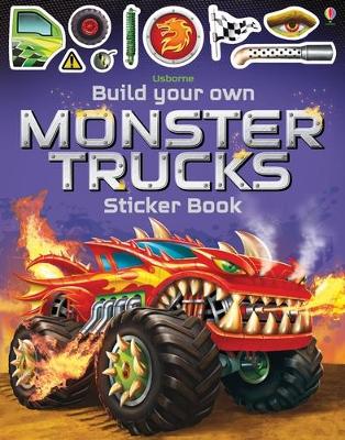 Cover of Build Your Own Monster Trucks Sticker Book