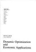 Book cover for Dynamic Optimization and Economic Applications