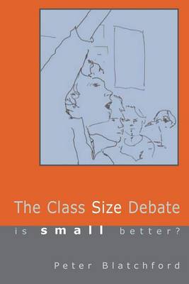 Book cover for The Class Size Debate