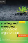 Book cover for Starting and Managing a Nonprofit Organization