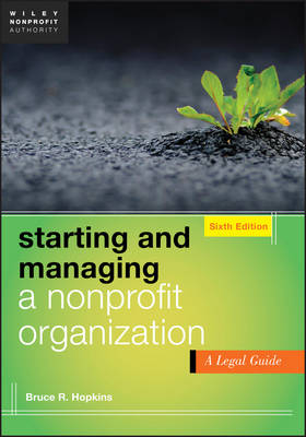 Book cover for Starting and Managing a Nonprofit Organization