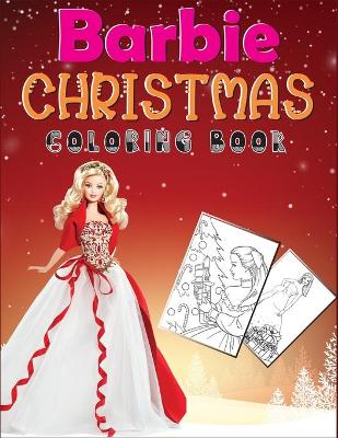 Book cover for Barbie Christmas Coloring Book