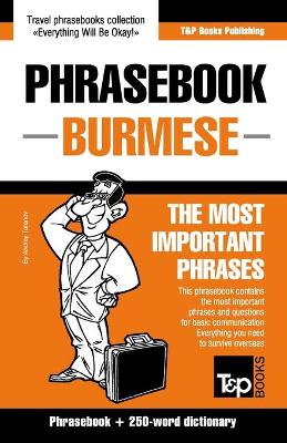 Book cover for Phrasebook - Burmese - The most important phrases