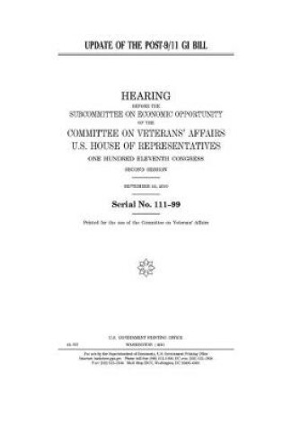 Cover of Update of the Post-9/11 GI Bill
