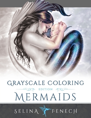 Book cover for Mermaids Grayscale Coloring Edition