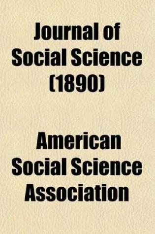 Cover of Journal of Social Science (Volume 26)